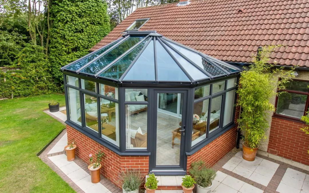 A completed Glass roof conservatory refurbishment.