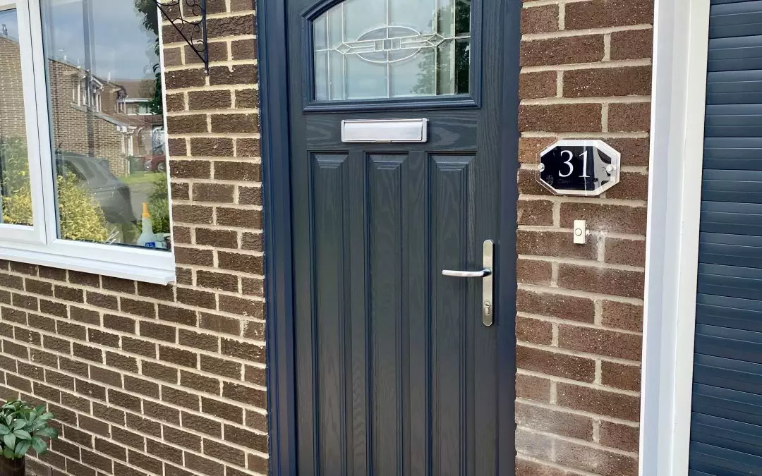 One of Hawthorns entrance doors using High-Quality locks and security features